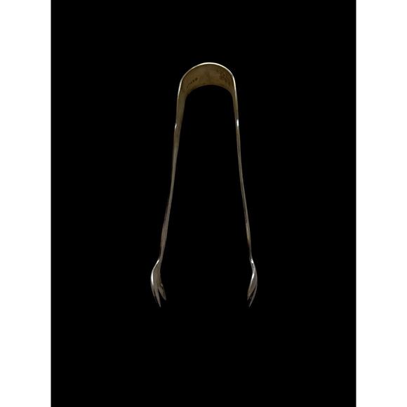 B &P EPNS Silverplate Bird Claw Ice Serving Tongs Sugar Cube 16459 Antique - Picture 7 of 9